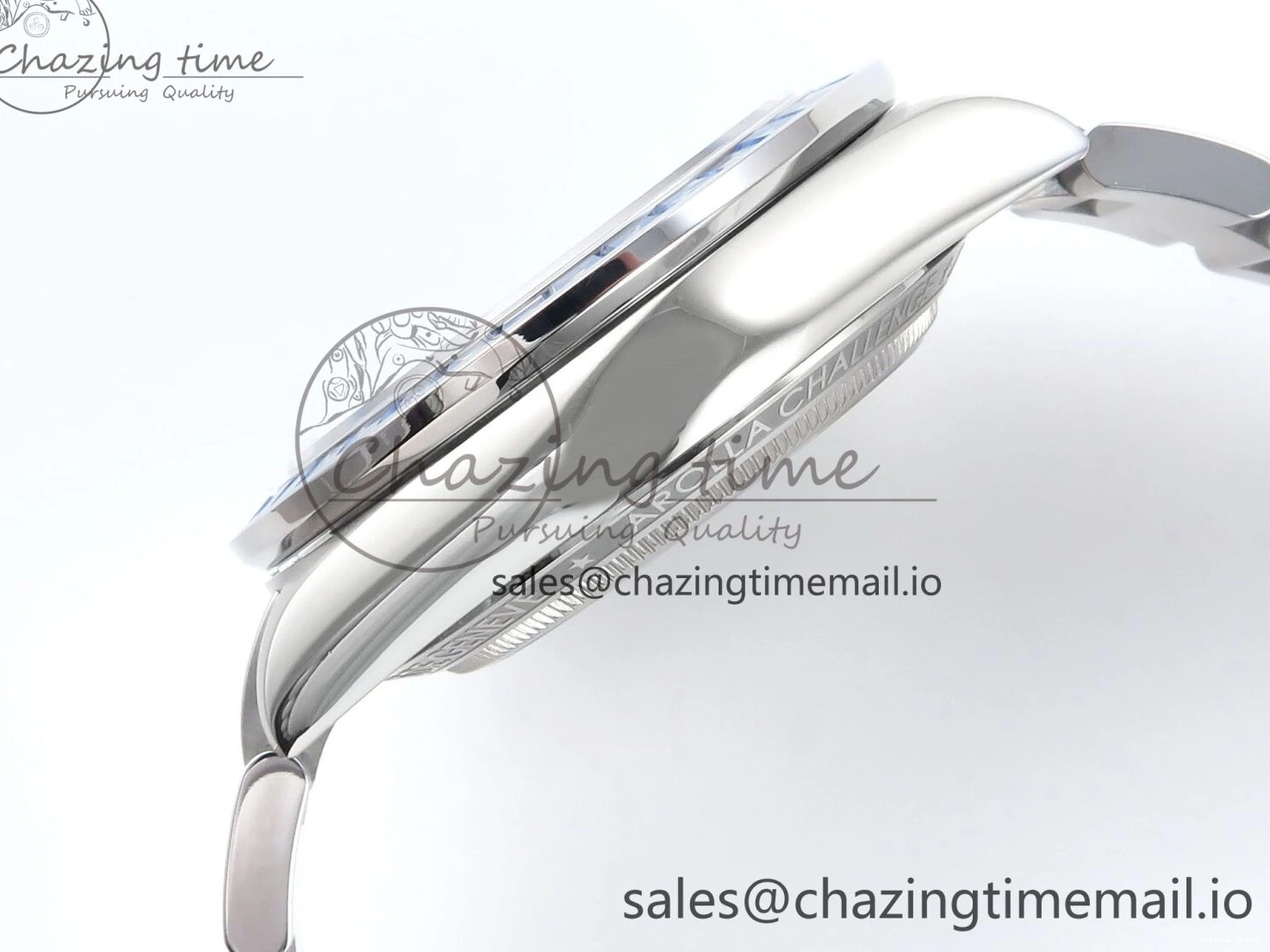 0124 Daytona Artisans SS GETF Best Edition Blue Skeleton Dial Diamonds Bezel on SS Bracelet DD Sleek 371